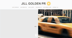 Desktop Screenshot of jillgoldenpr.com